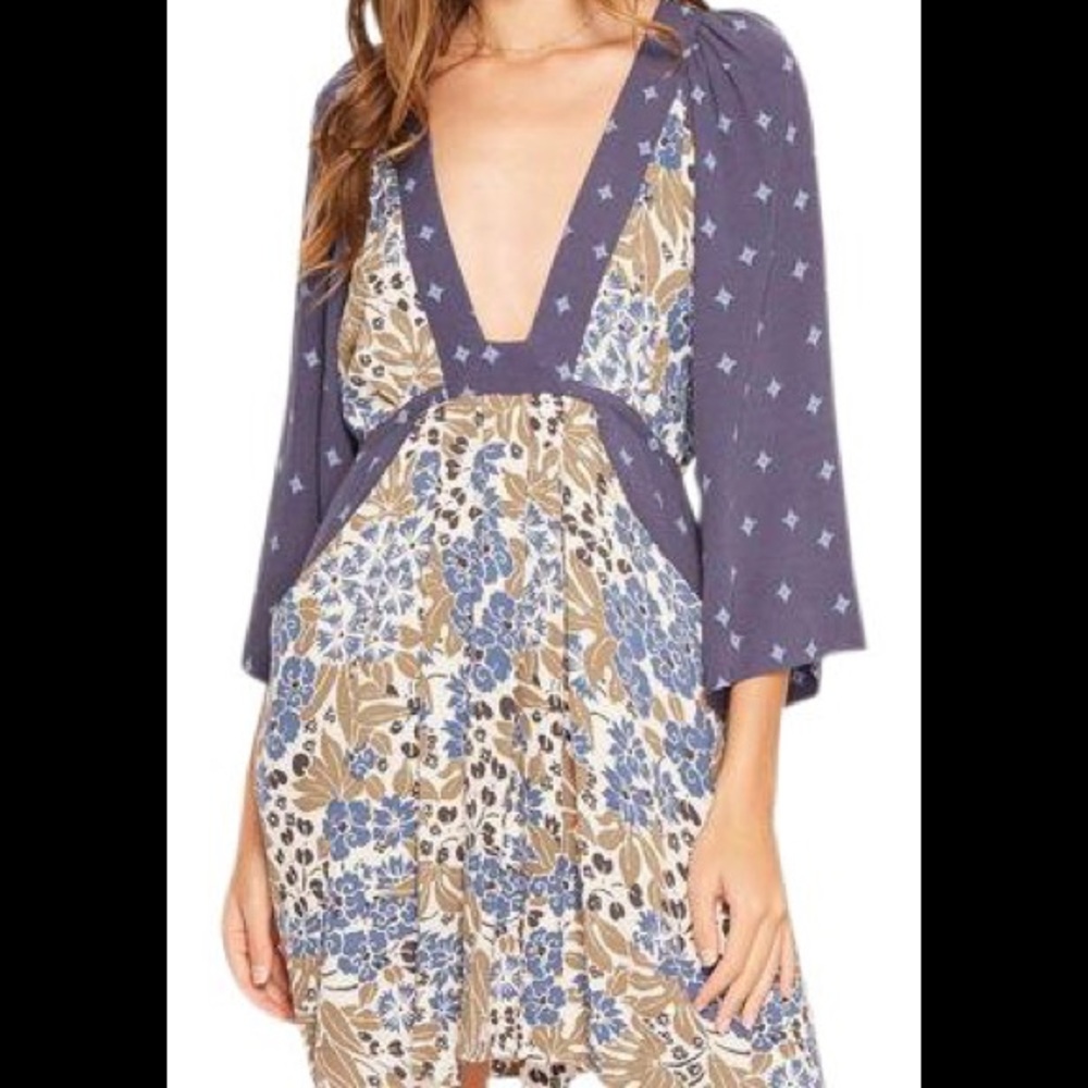 NWT Free People Printed Dress